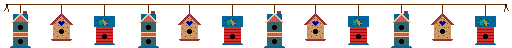 small birdhouses